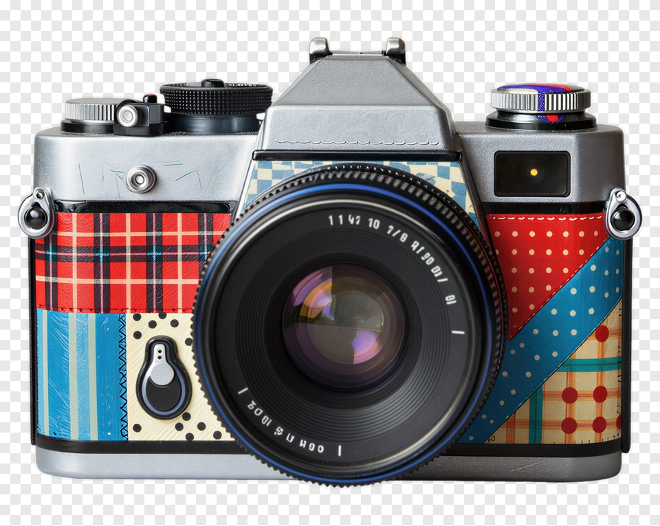 Colorful Vintage Camera PNG